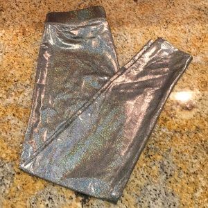 Victoria Secret Pink Silver Leggings